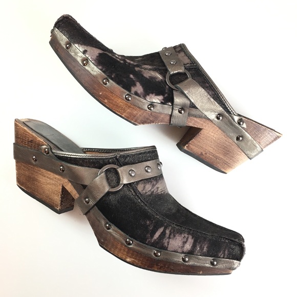 pony hair mules